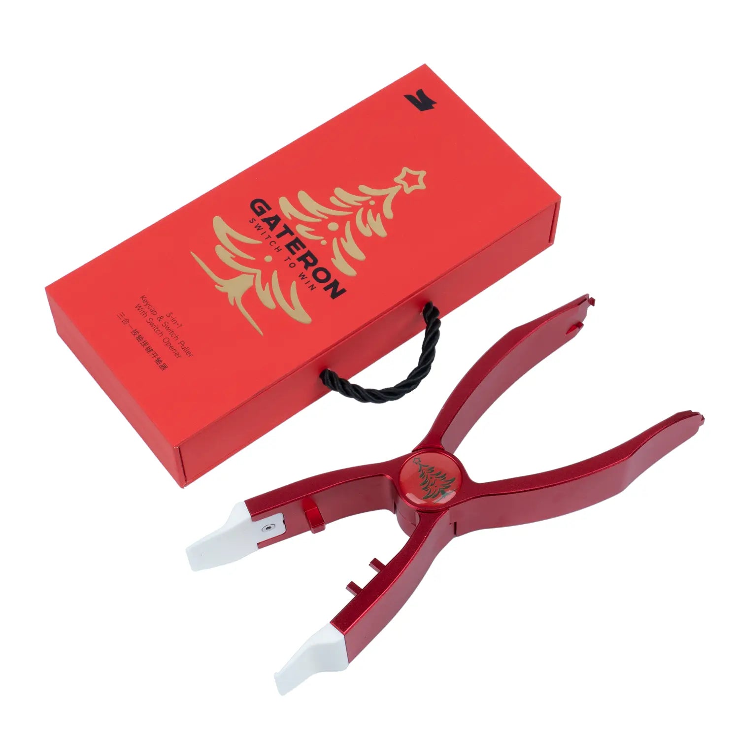 GATERON Keycap & Switch Puller With Switch Opener 3-in-1 Customization Tool