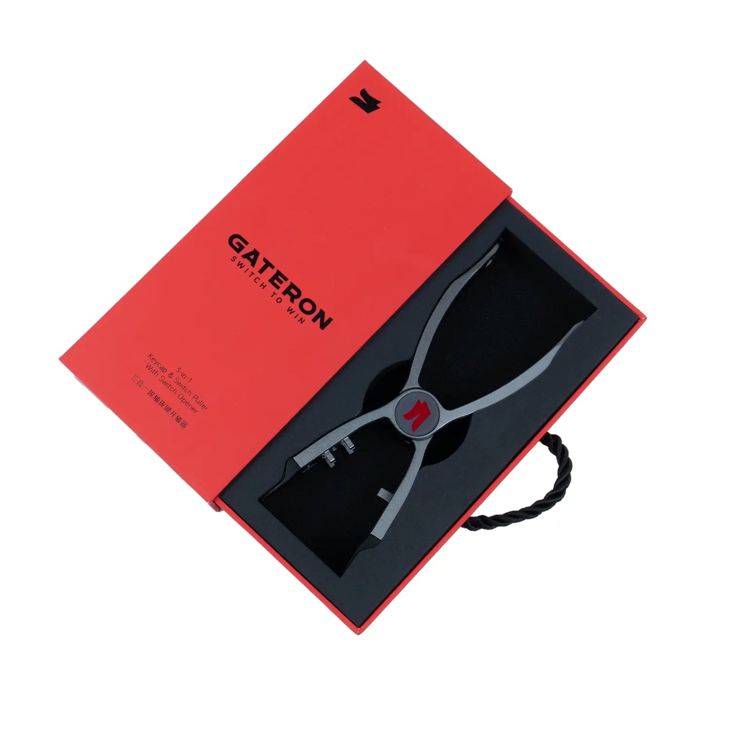 GATERON Keycap & Switch Puller With Switch Opener 3-in-1 Customization Tool